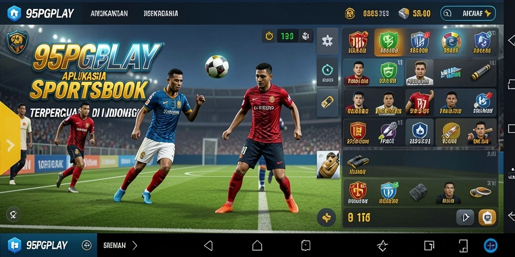 Tampilan gameplay Sportsbook di aplikasi 95PGPLAY yang menarik.