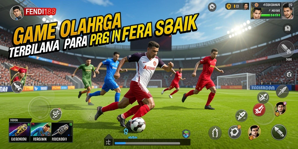 Tampilan gameplay FENDI188 dengan aksi olahraga yang dinamis.