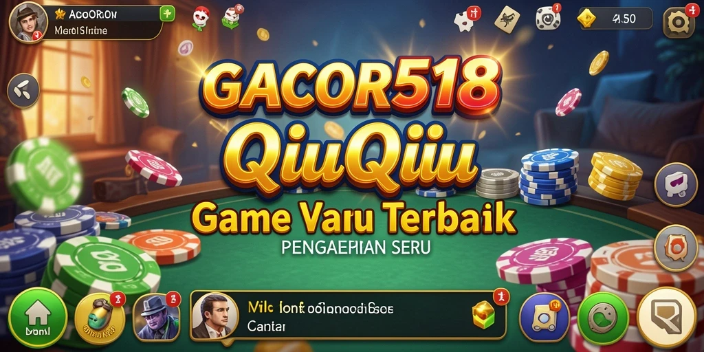 Tampilan gameplay mendebarkan dari game QiuQiu GACOR518.