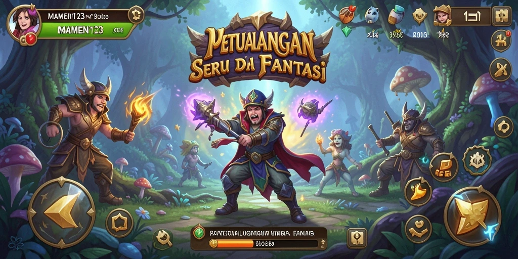 Tampilan gameplay MAMEN123 yang menarik dan penuh petualangan.