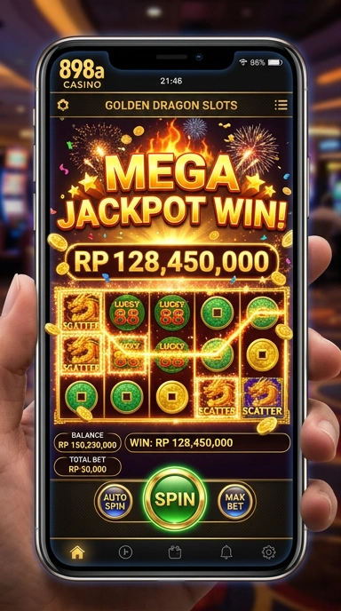 Tampilan antarmuka pengguna di aplikasi 898a yang sederhana dan mudah digunakan.