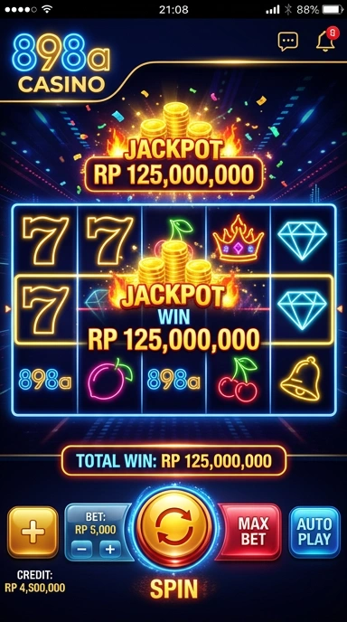 Screenshot dari proses pengunduhan aplikasi di situs 898a.